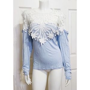 Plus Size Lace Detail Top (1X)